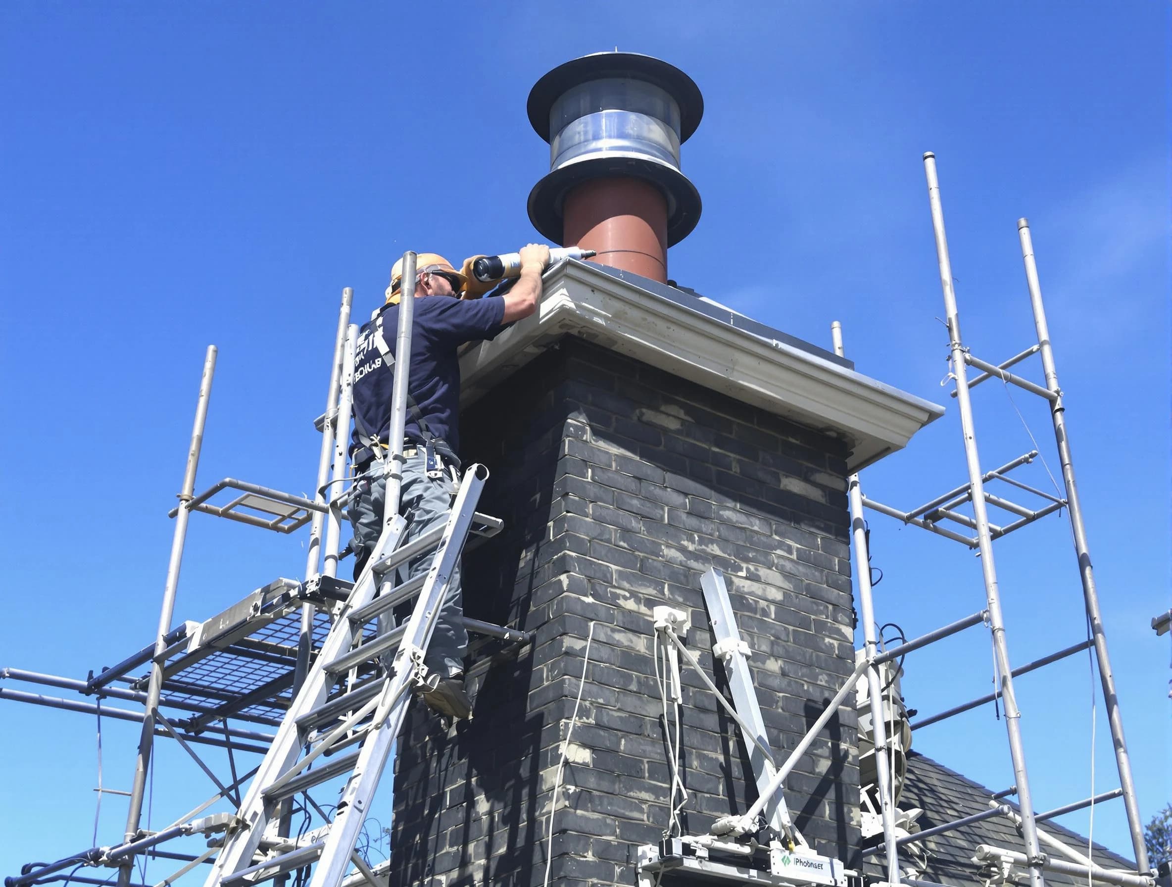 Sturdy chimney crown finished by Old Bridge Chimney Sweep in Old Bridge, NJ