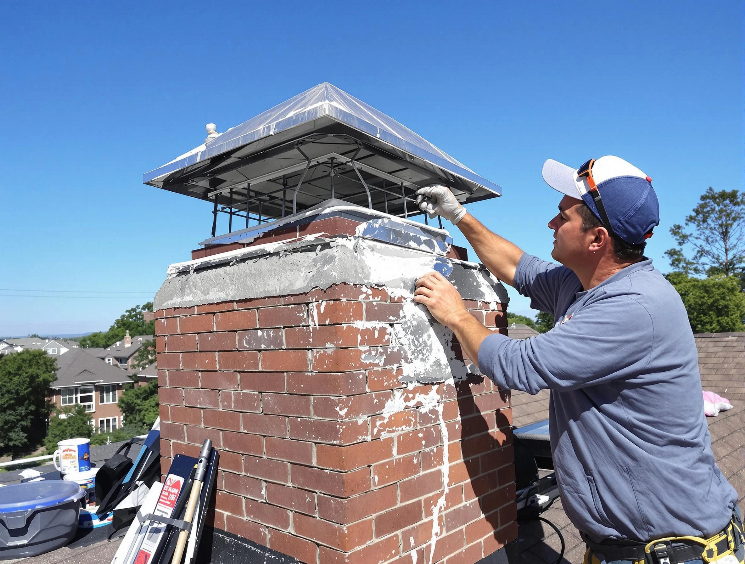 Chimney Crown Services service in Old Bridge, NJ